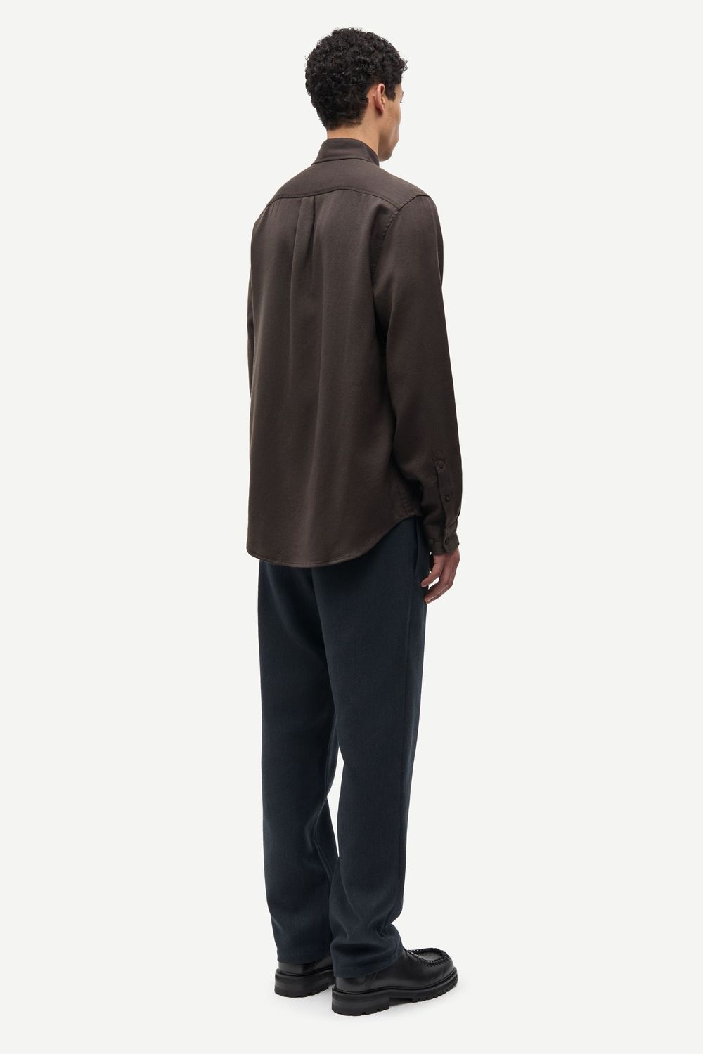 SAMSØE SAMSØE Sajabari Fly P Trousers Dark Grey Mel., worn