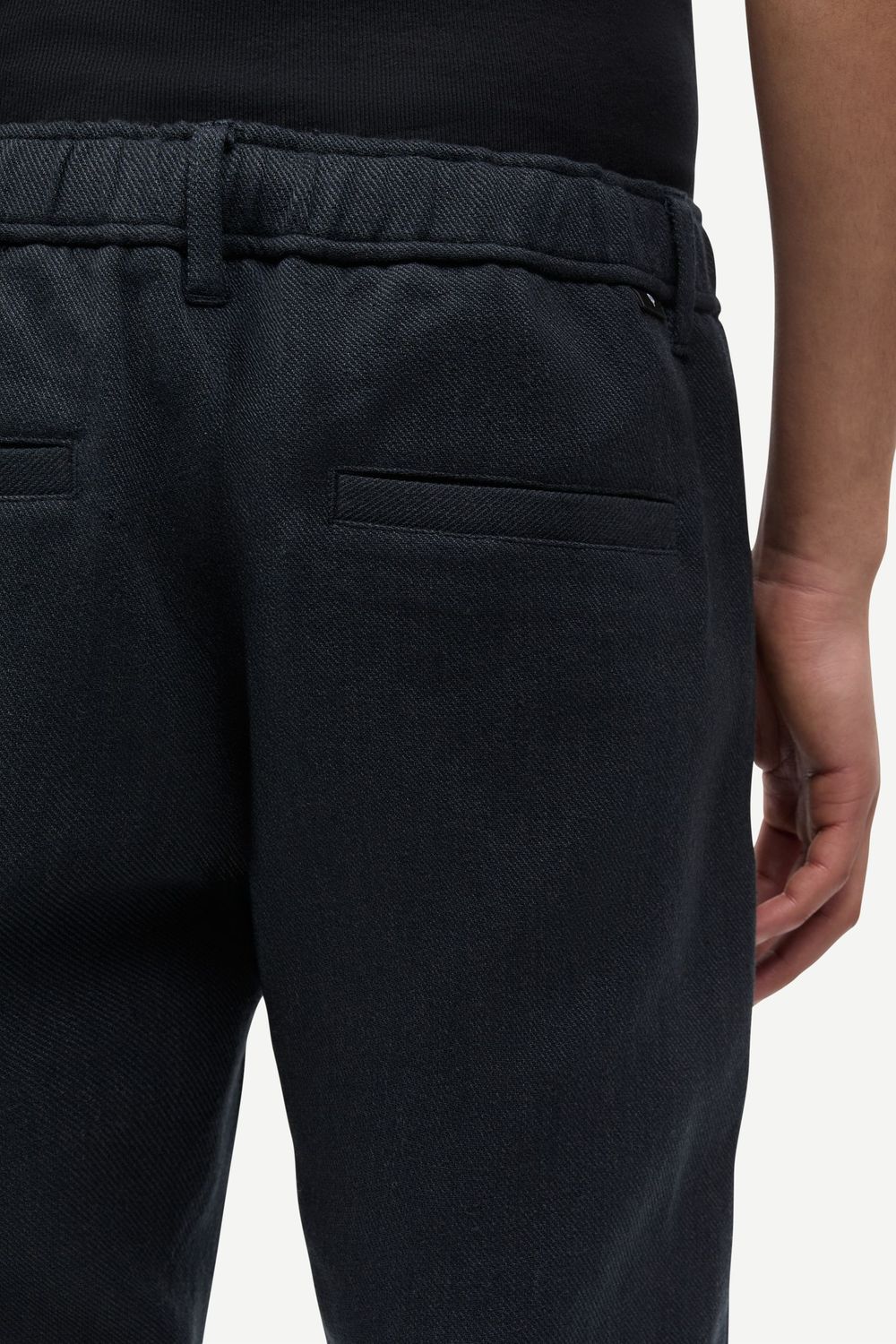 SAMSØE SAMSØE Sajabari Fly P Trousers Dark Grey Mel., worn