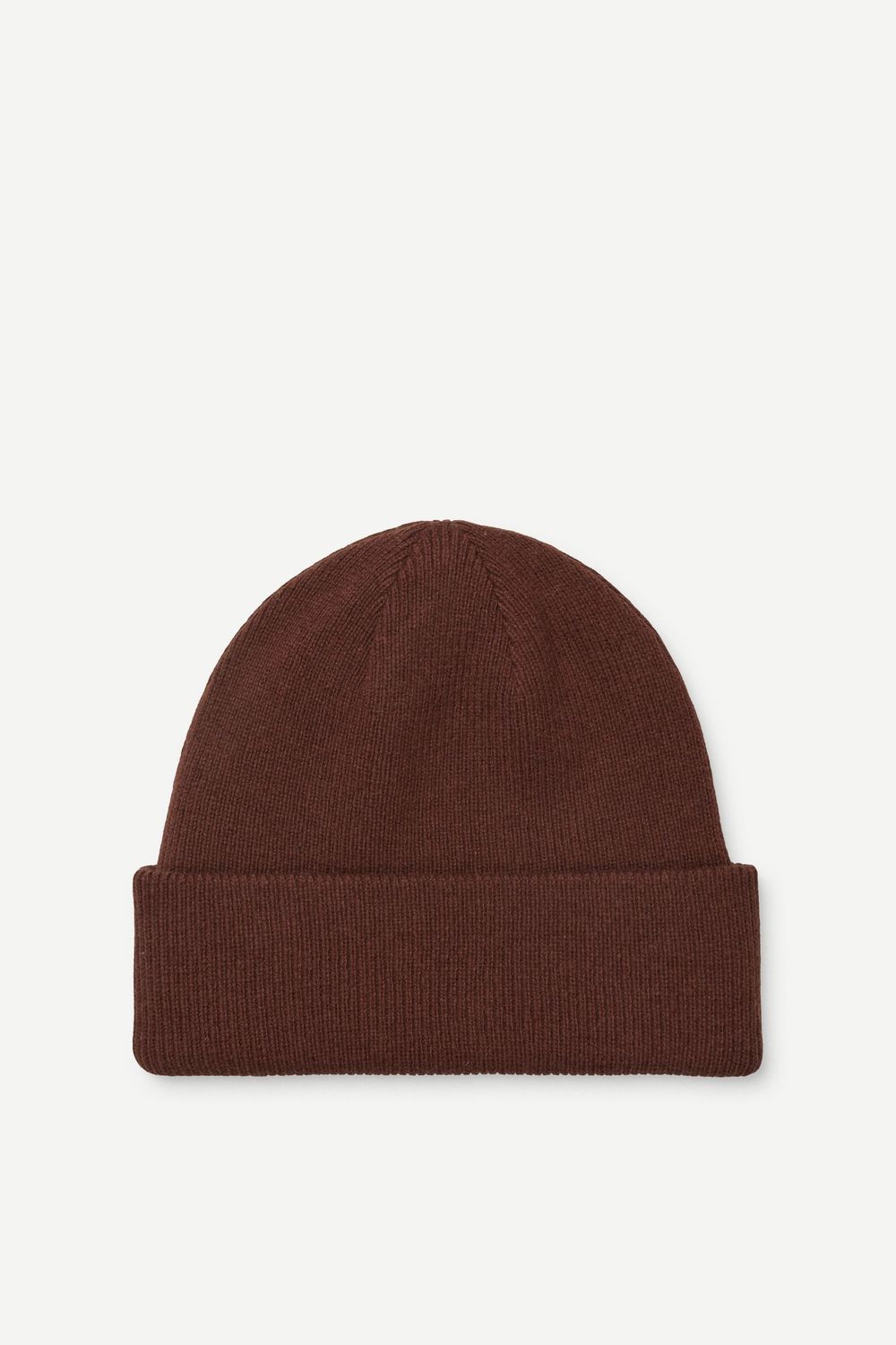 SAMSØE SAMSØE The Beanie Bitter Chocolate, back