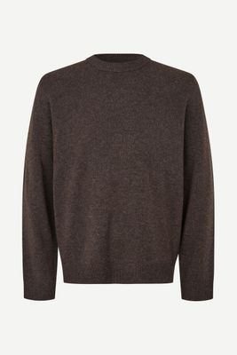 SAMSØE SAMSØE Isak Knit Sweater Delicioso, front