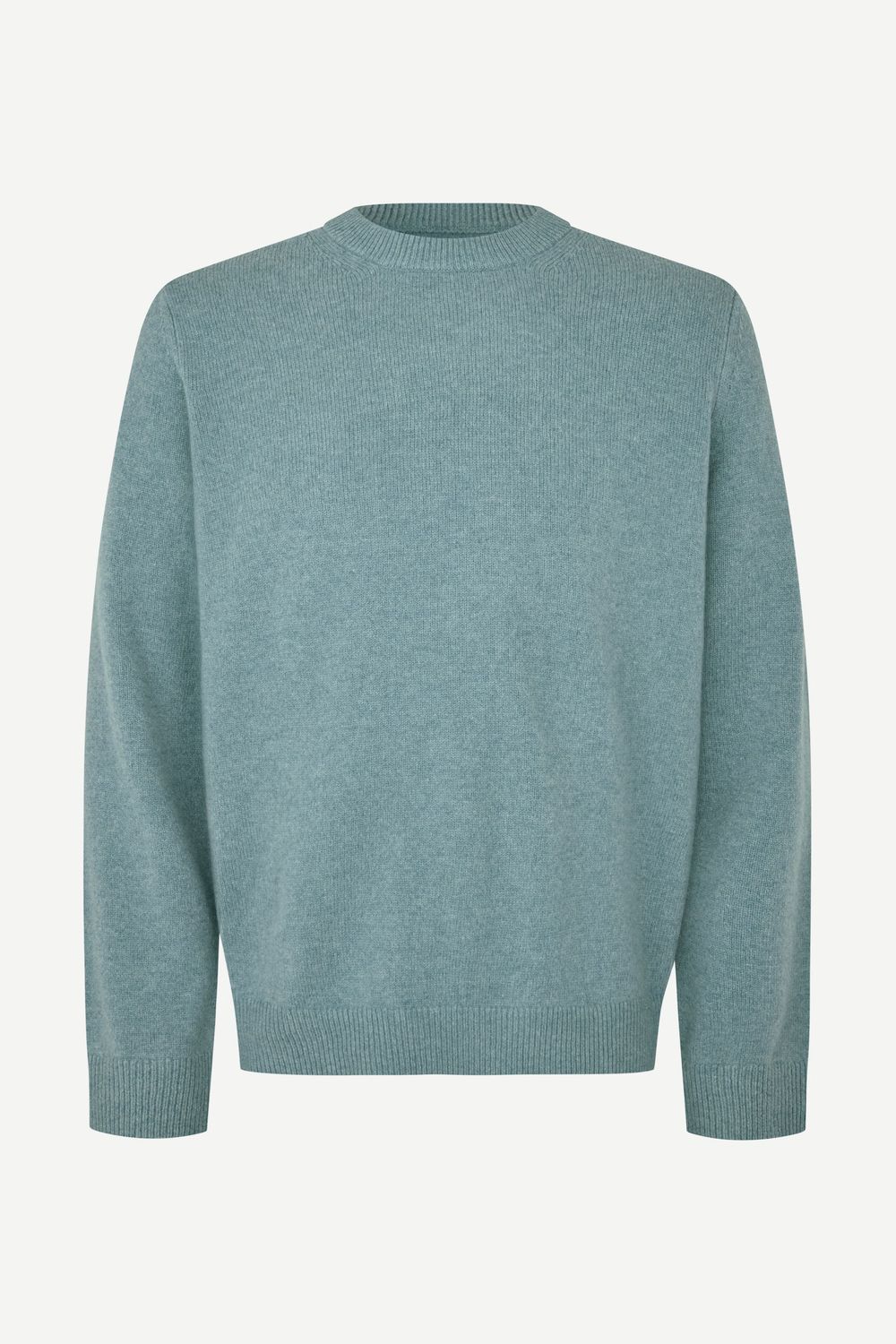SAMSØE SAMSØE Isak Knit Sweater Stormy Sea, front