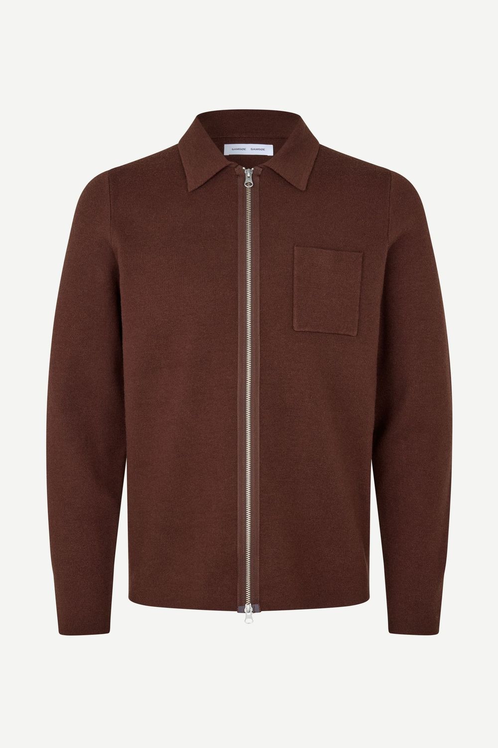 SAMSØE SAMSØE Guna X Zip Bitter Chocolate, front