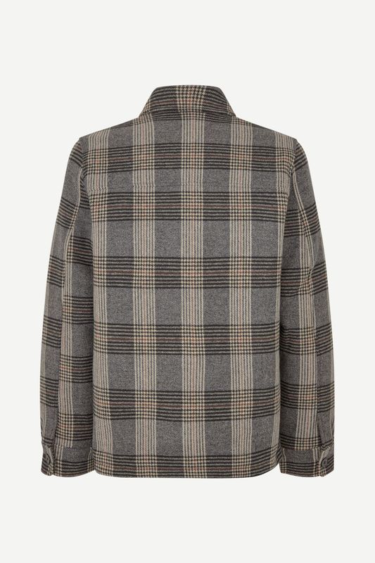 SAMSØE SAMSØE Sapally Z Shirt Jacket Bitter Chocolate Ch., product photo