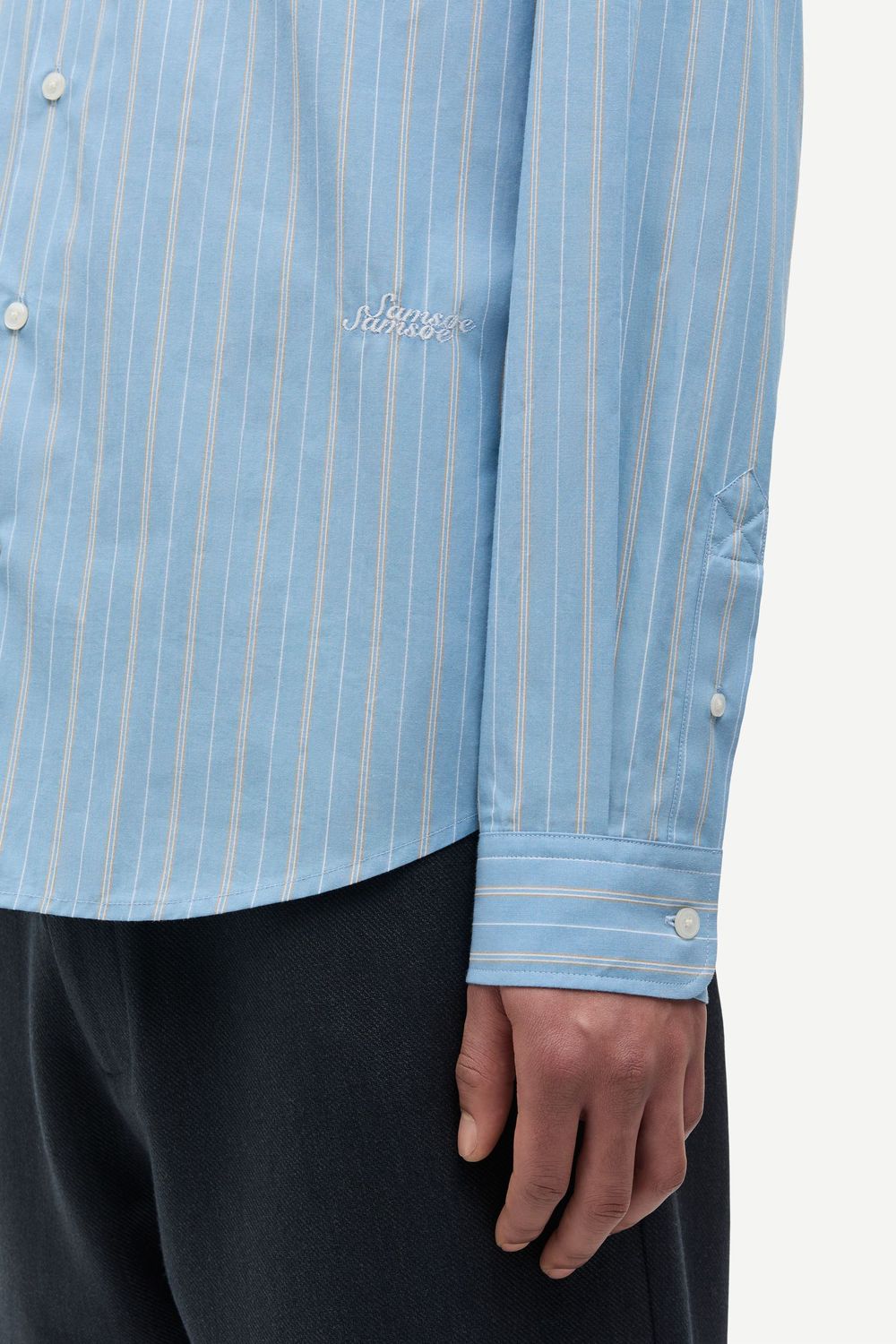 SAMSØE SAMSØE Saliam NJ Shirt Cyaneus St., worn