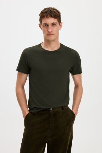 stretch cotton tee