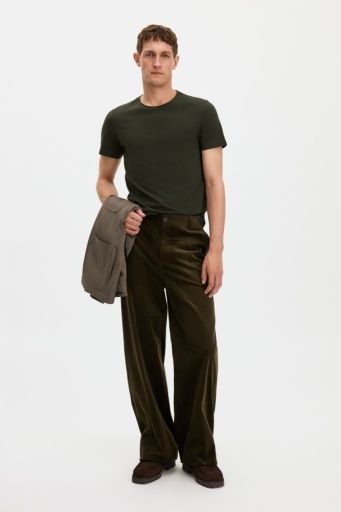 stretch cotton tee