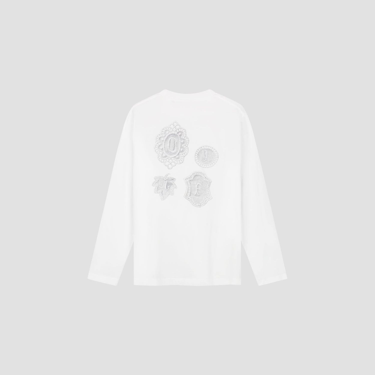 ØLÅF Doily LS Tee Optical White, front