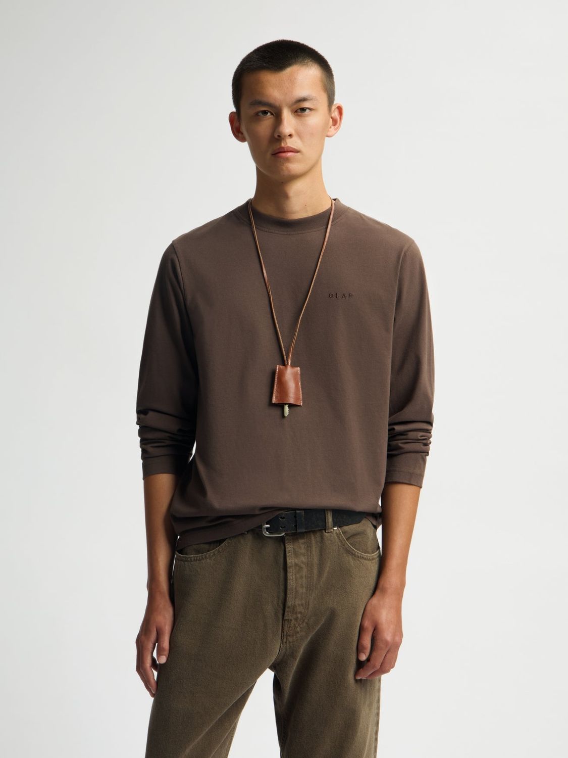 ØLÅF Doily LS Tee Bracken, worn