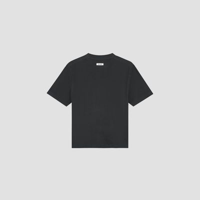 ØLÅF Ribbed Tee Charcoal, back