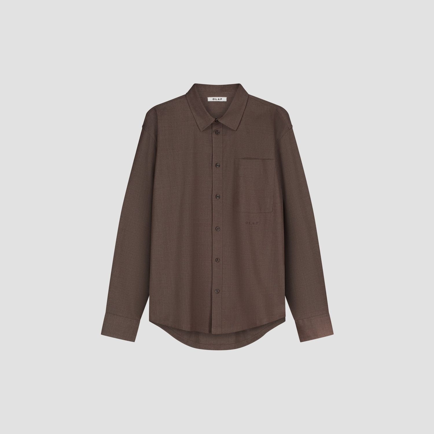 ØLÅF Relaxed LS Shirt Bracken, front