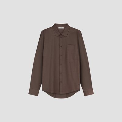 ØLÅF Relaxed LS Shirt Bracken, front