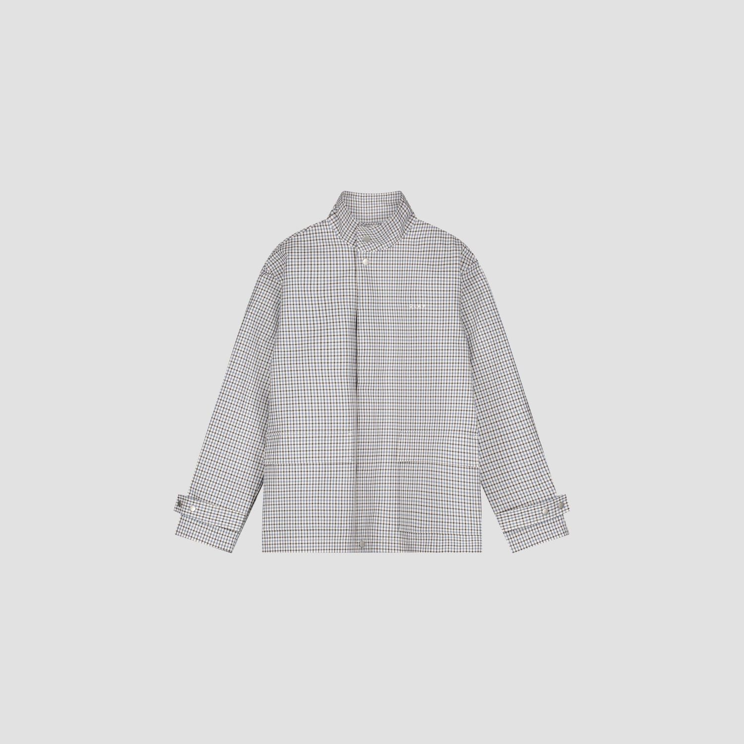 ØLÅF Oversized Utility Jacket Bracken/Dusty Blue, front
