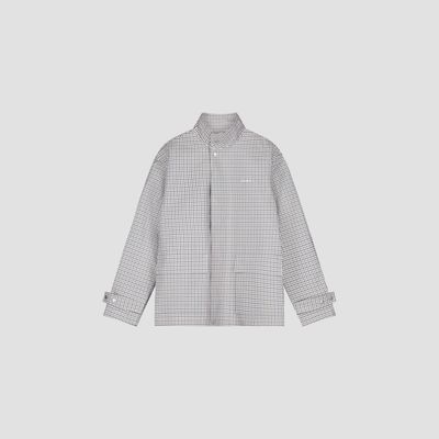 ØLÅF Oversized Utility Jacket Bracken/Dusty Blue, front