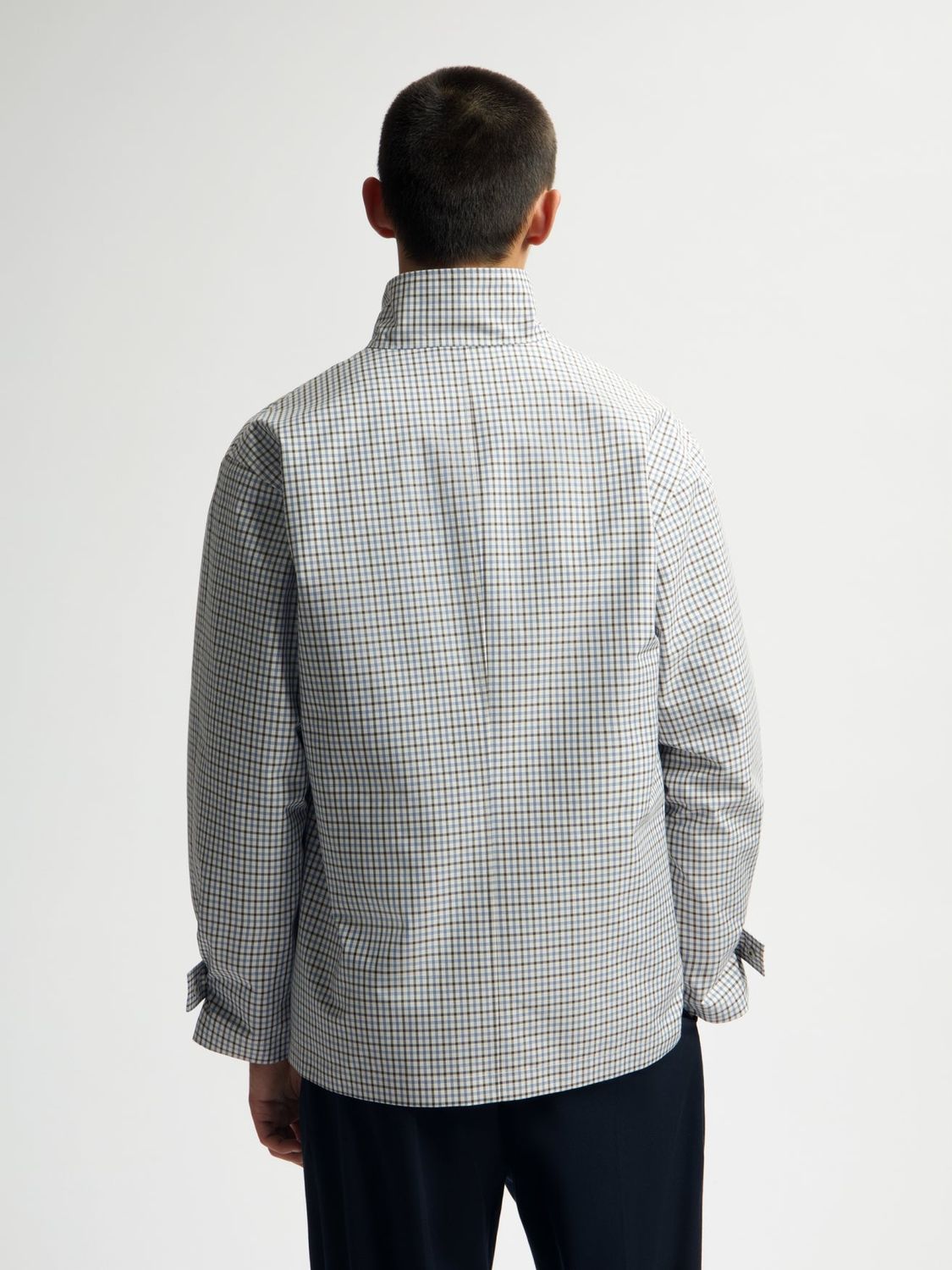 ØLÅF Oversized Utility Jacket Bracken/Dusty Blue, worn