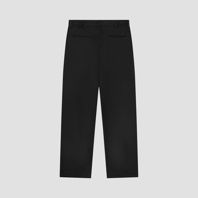 ØLÅF Regular Pleated Pant Black, back