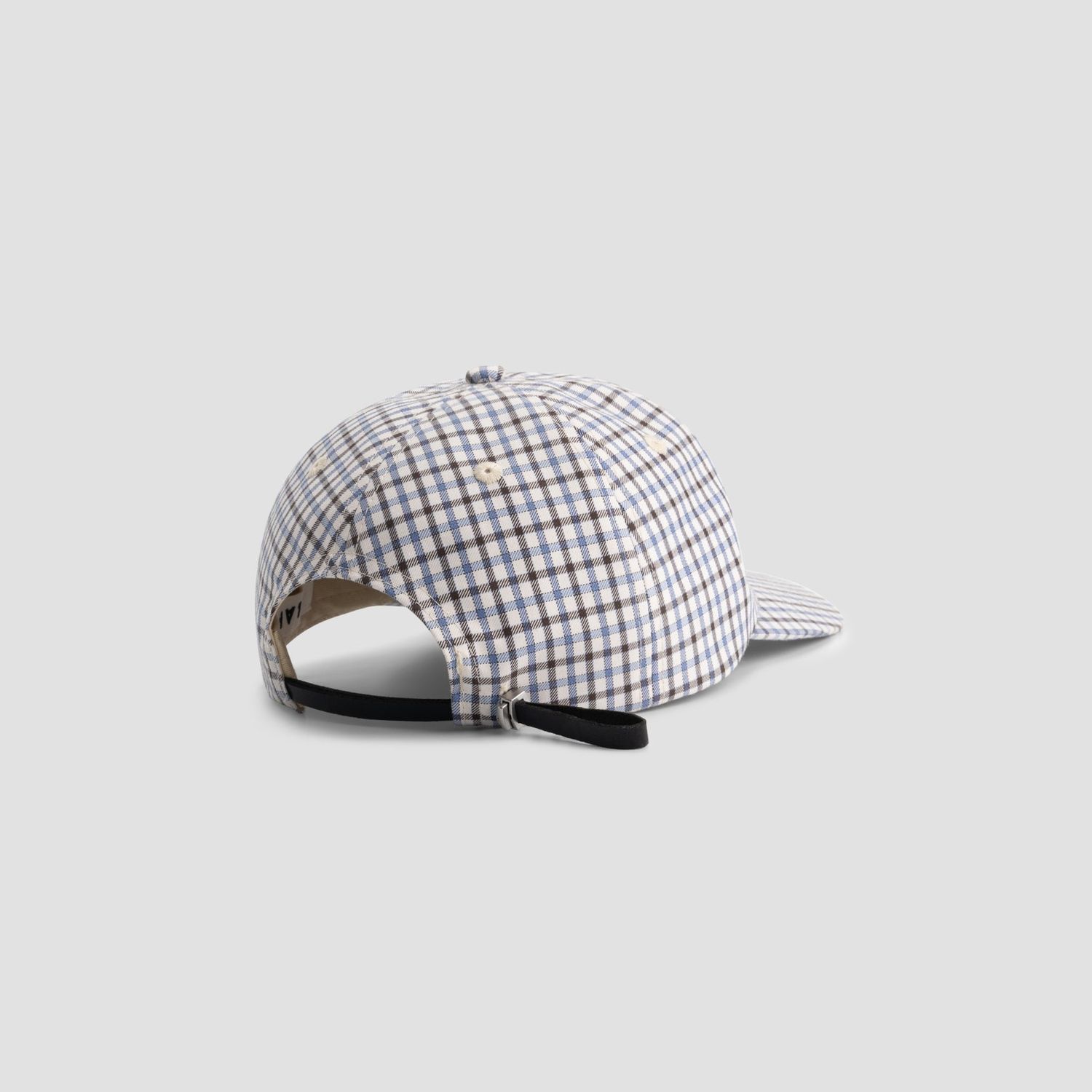 ØLÅF Plaid 5 Panel Cap Bracken/Dusty Blue, back