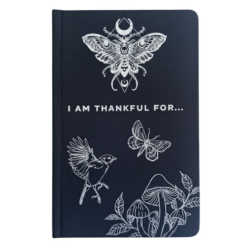 Black Gratitude Journal - I am Thankful For