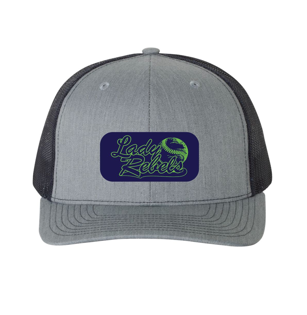 Patch Hat | Heather Grey &amp; Navy