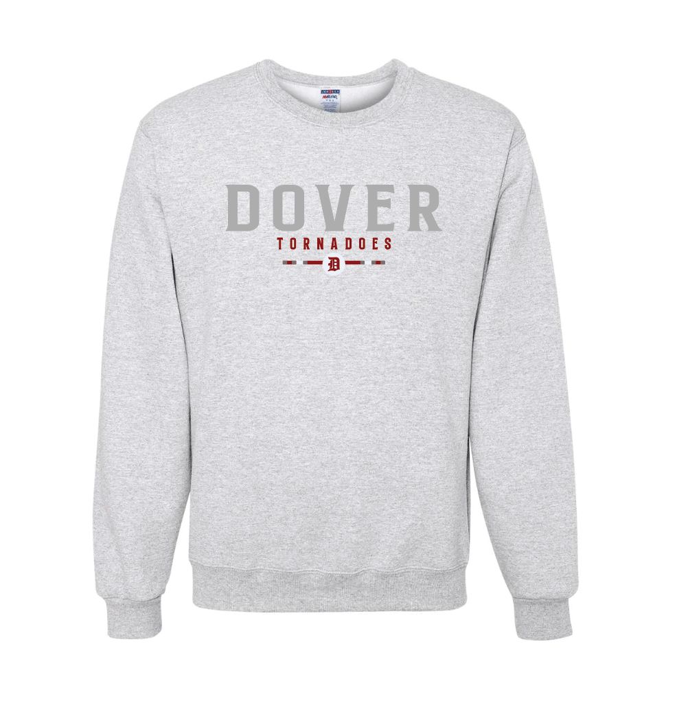 ASH JERZEES CREWNECK SWEATSHIRT DOVER WITH SPIRIT LINE &amp; DOVER D