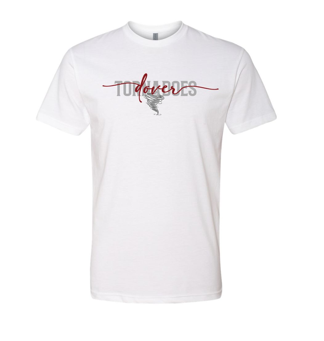 White Next Level Unisex CVC T-Shirt Dover script