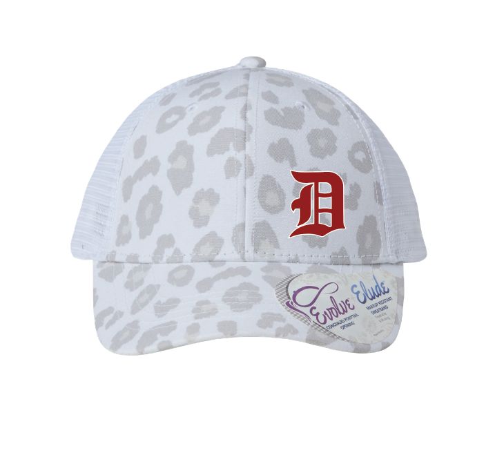 Snow Leopard &quot;Infinity Her&quot; Women&#39;s Modern Trucker Cap with Dover D