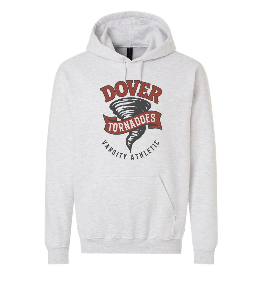 Ash Gildan Unisex Softstyle® Midweight Hooded Sweatshirt Vintage Dover Varsity Athletics