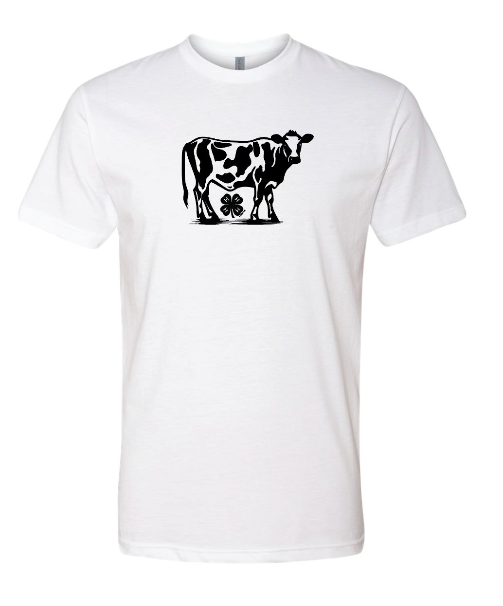 Dairy Cow; White Bella+Canvas CVC Jersey Tee