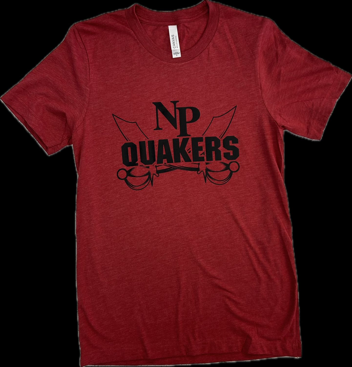 Unisex Small Red Quakers T-shirt