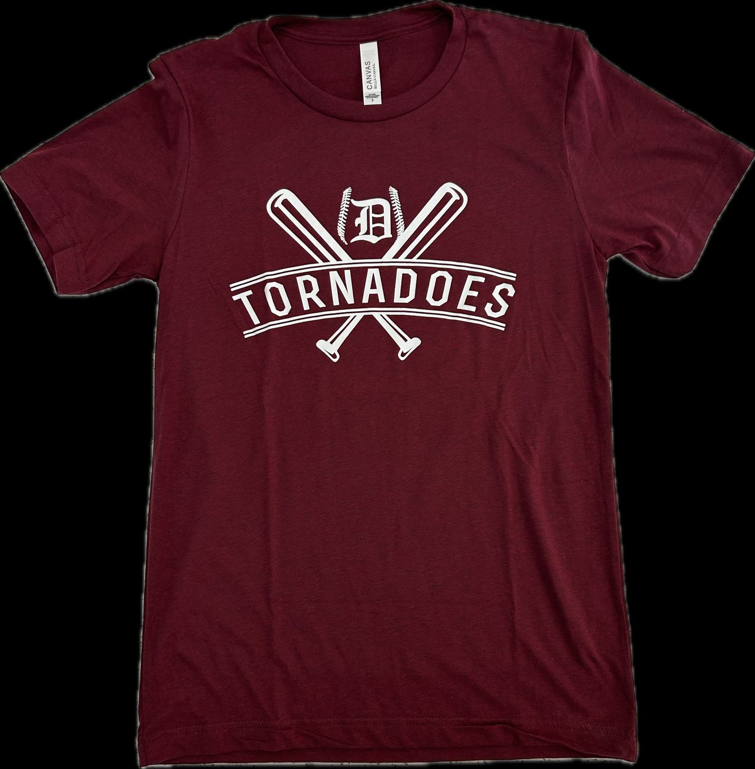 Unisex Small Crimson Dover Baseball T-shirt