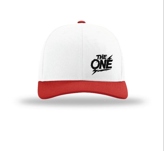 Red &amp; White Richardson Trucker Cap