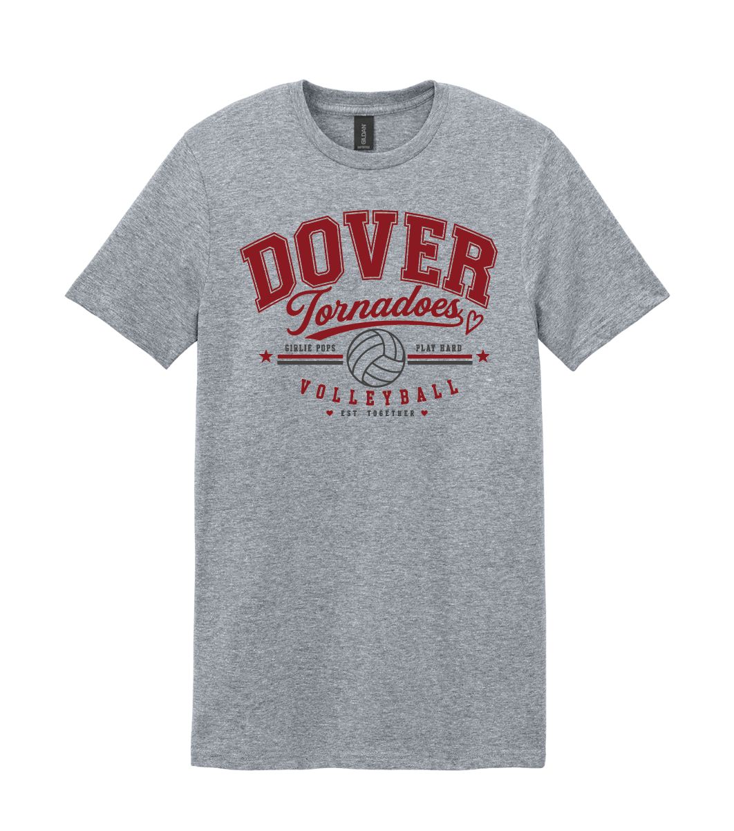 Dover Volleyball Script - Girlie [GREY]