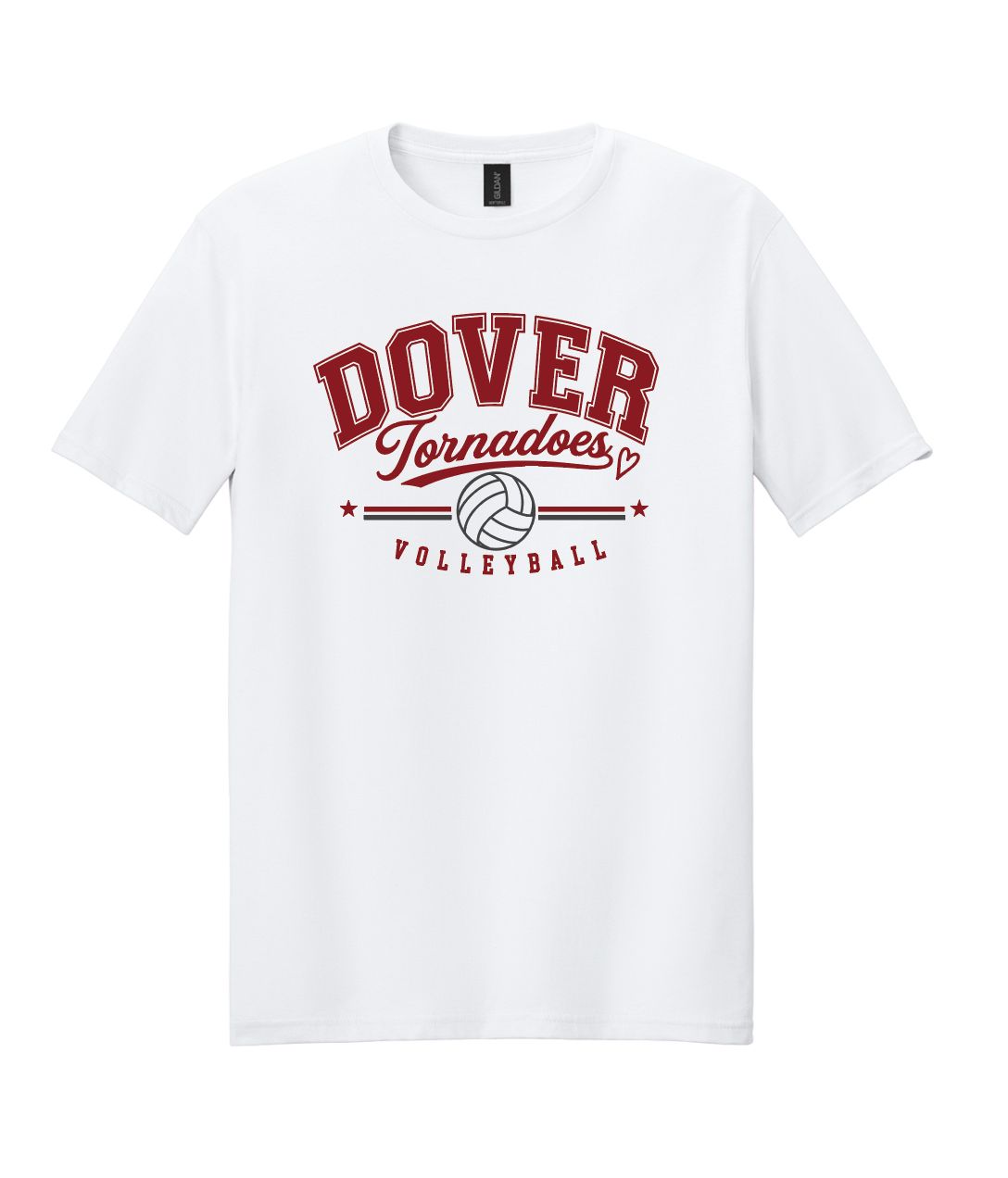 Dover Volleyball Script - Girlie [white]