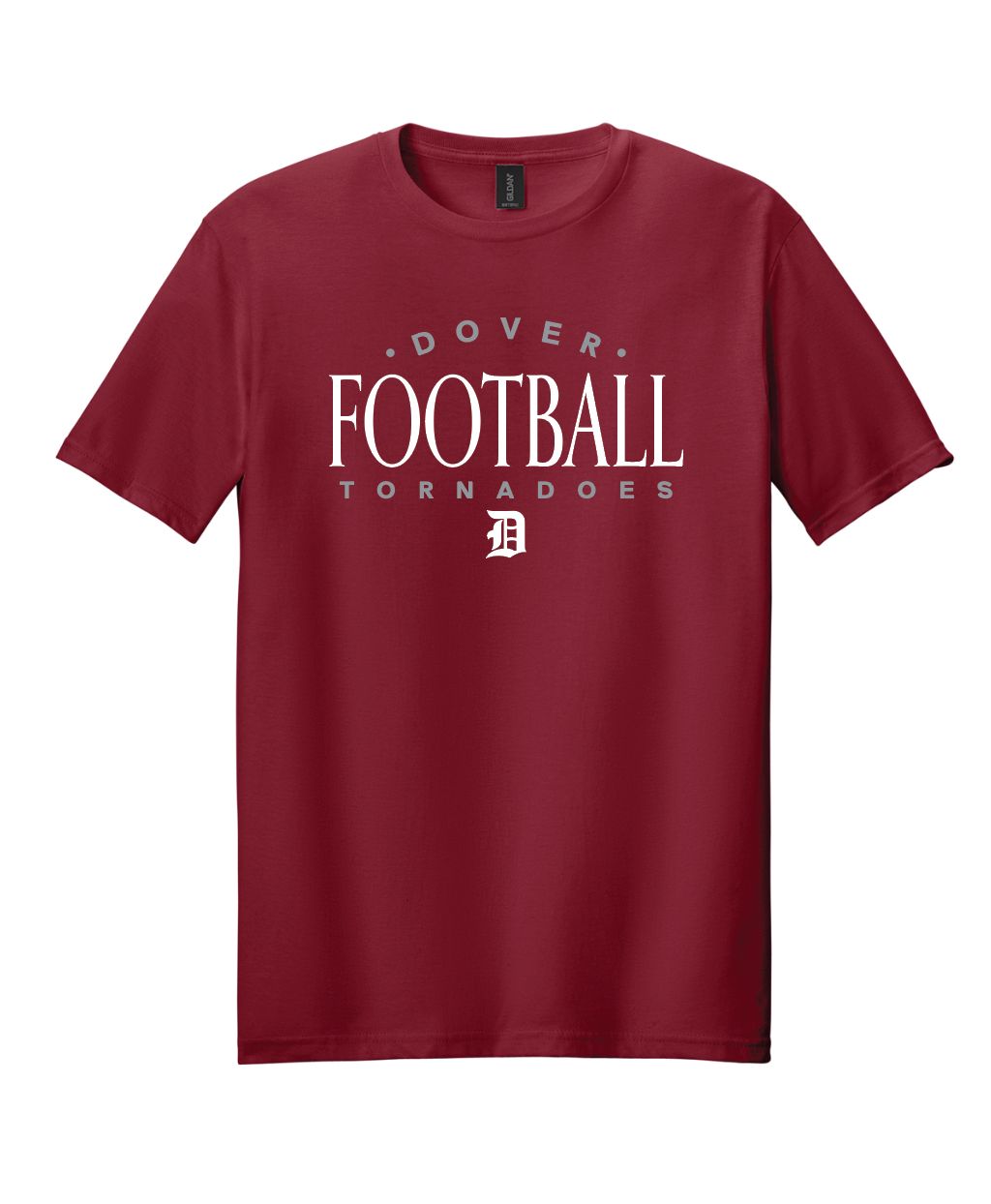 Dover Football Script - Modern Collegiate [Crimson]