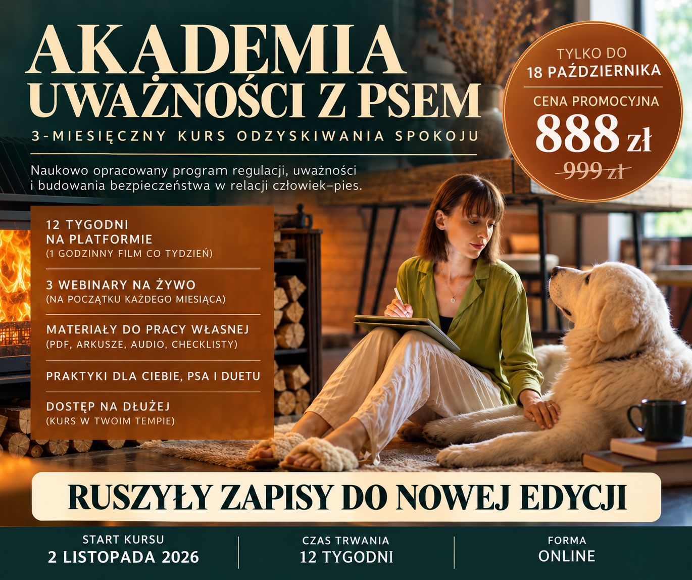 Akademia uważności z psem - nowa edycja