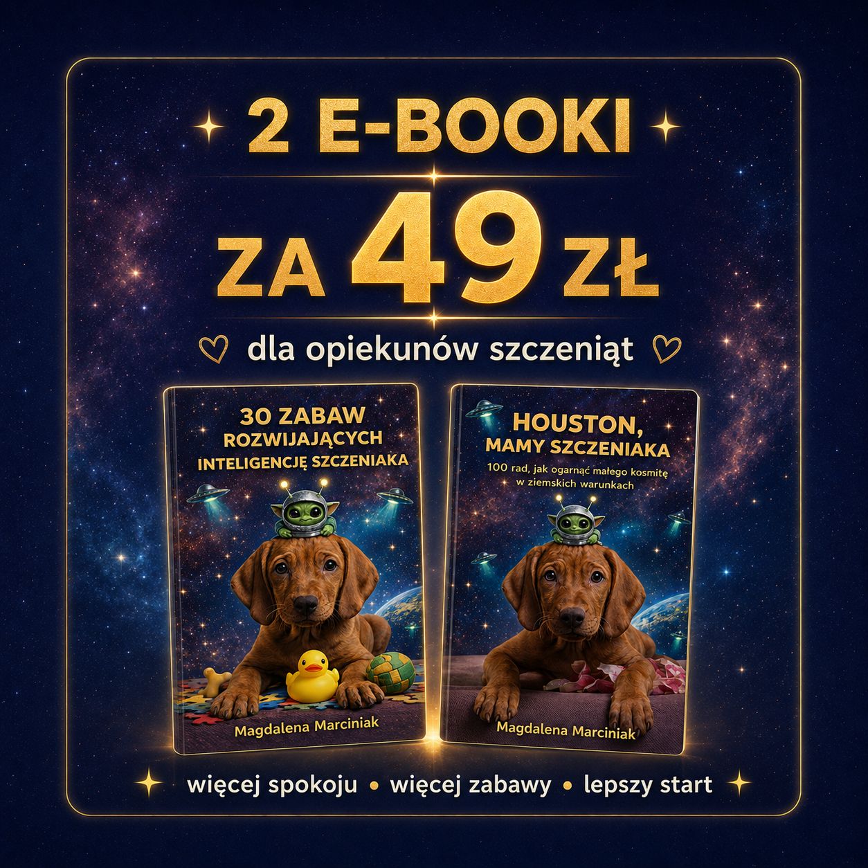 Zestaw 2 e-booków dla opiekunów szczeniąt