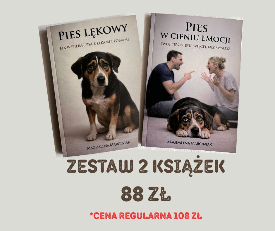 Zestaw 2 książek: Pies Lękowy i Pies w cieniu emocji