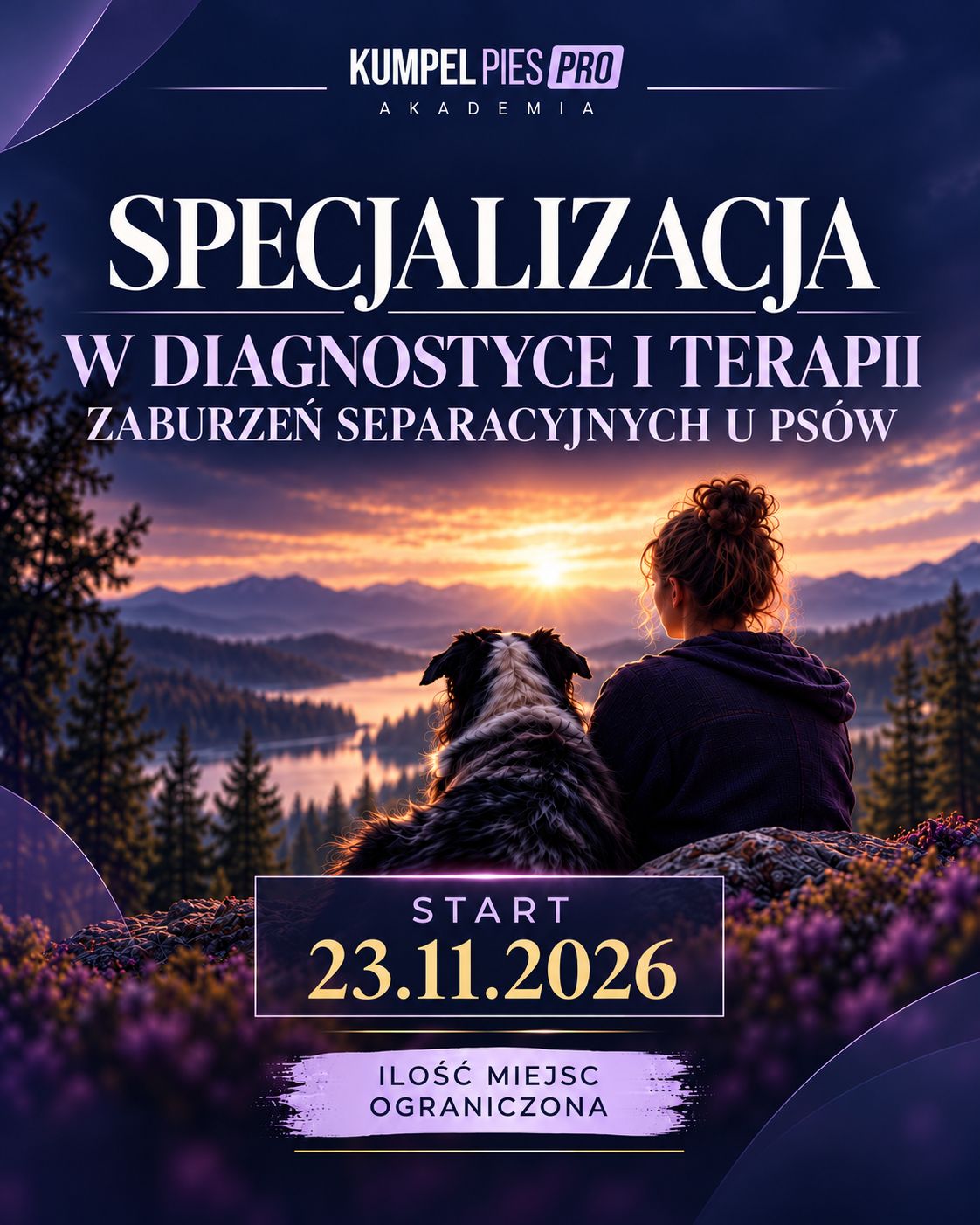 Specjalizacja w diagnostyce i terapii zaburzeń separacyjnych u psów