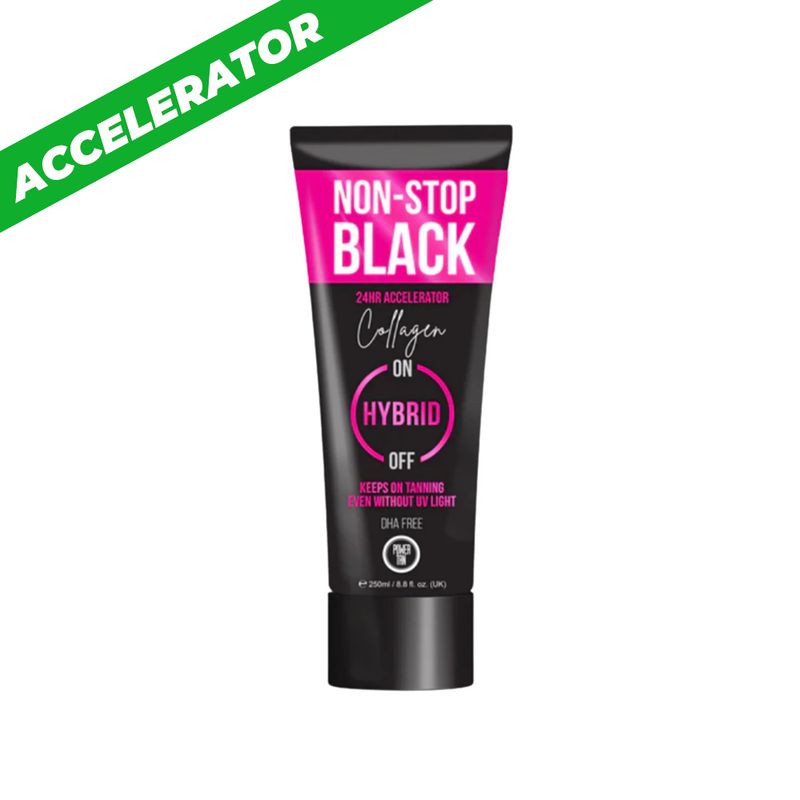 Power Tan Non Stop Black - Collagen