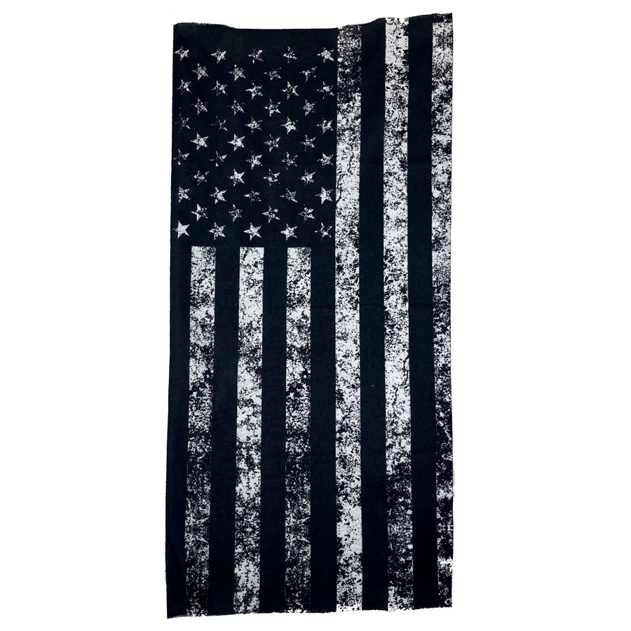 Black & White Flag Neck Gaiter