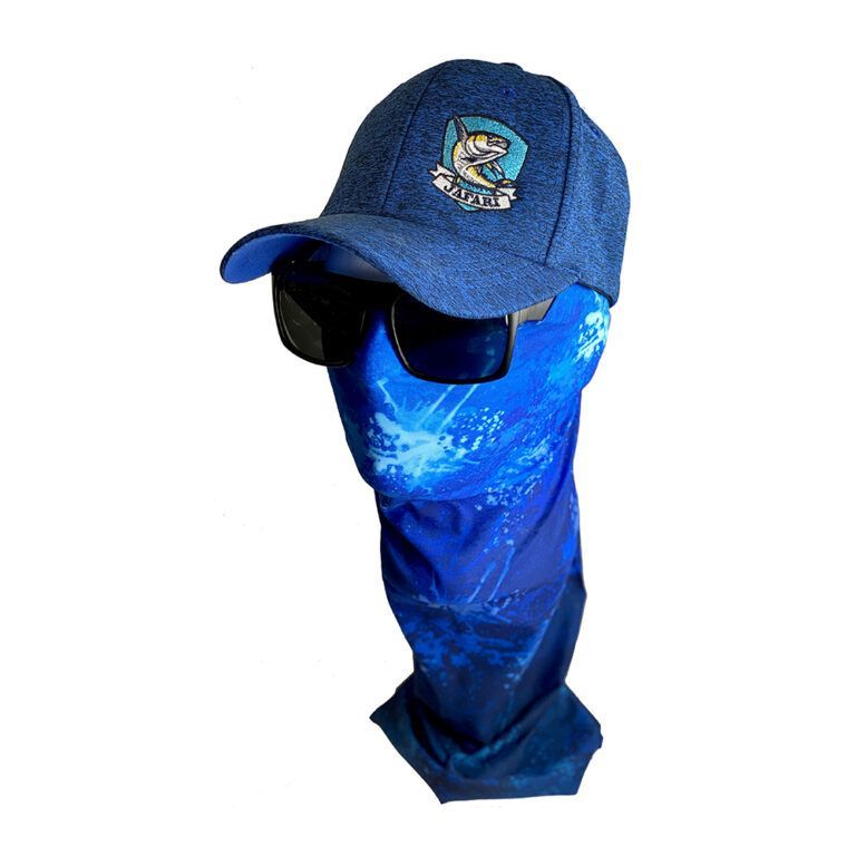 Blue Splatter Neck Gaiter