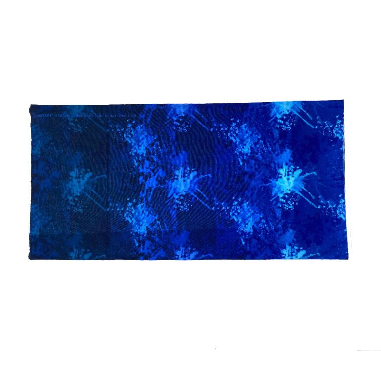 Blue Splatter Neck Gaiter