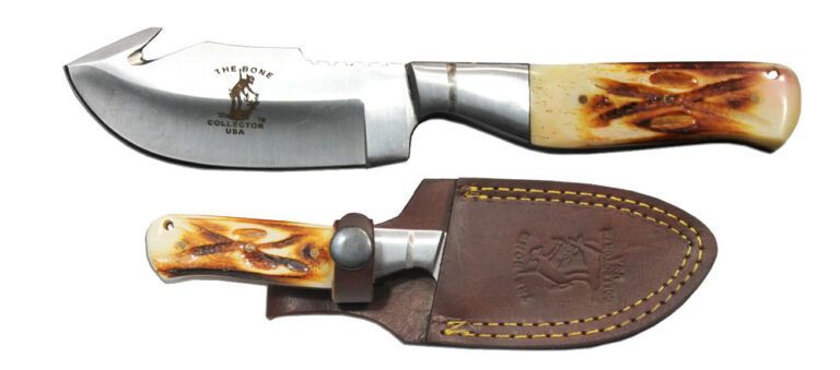 Gut Hook Blade Skinning Knife