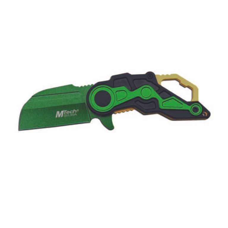 Green Wharncliffe Knife