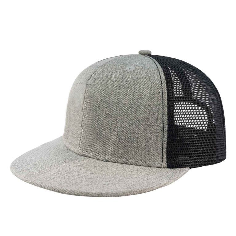 Heather Grey/Black Mesh
