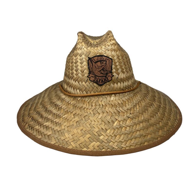 Lifeguard Jafari Leather Patch Straw Hat