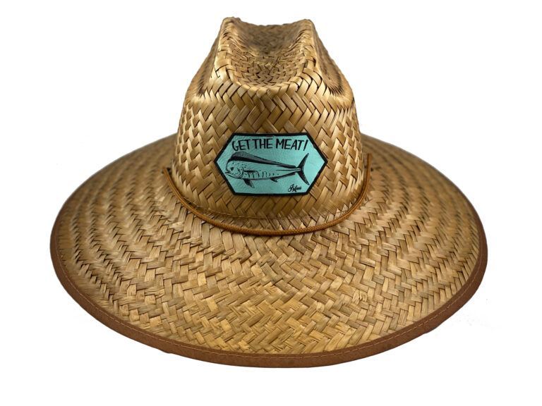 Lifeguard Mahi-mahi Seafoam “Get The Meat” Straw Hat