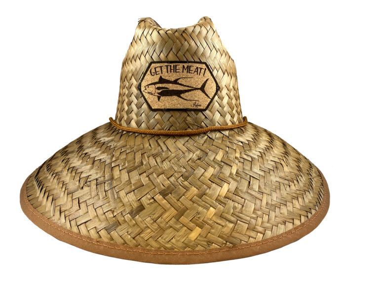 Lifeguard Tuna Cork “Get The Meat “ Patch Straw Hat