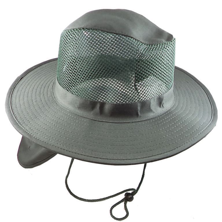 Olive Mesh Safari W/flap