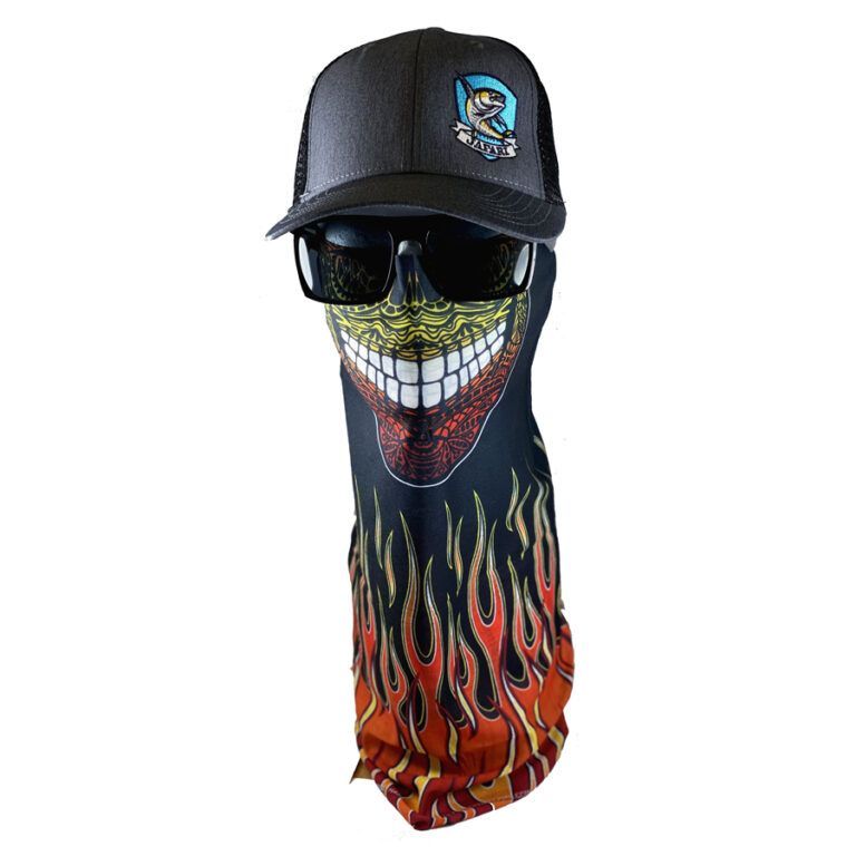 Orange Flame Neck Gaiter