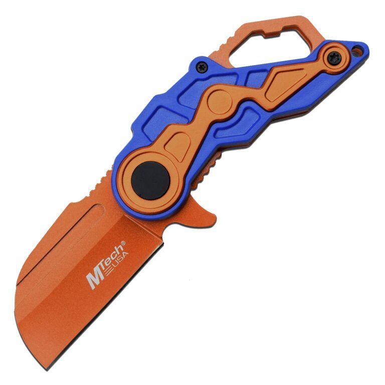Orange Wharncliffe Knife